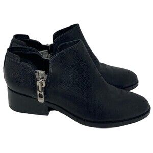 Phillip Lim 3.1 Women Black Alexa Chunky Heel Bootie Boot Shoe EU 37.5 US 7 p